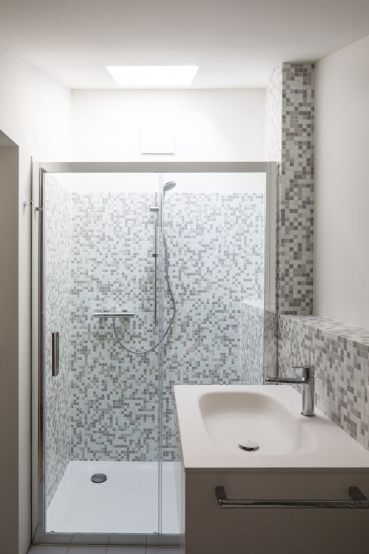 Modern Shower with Clear Glass